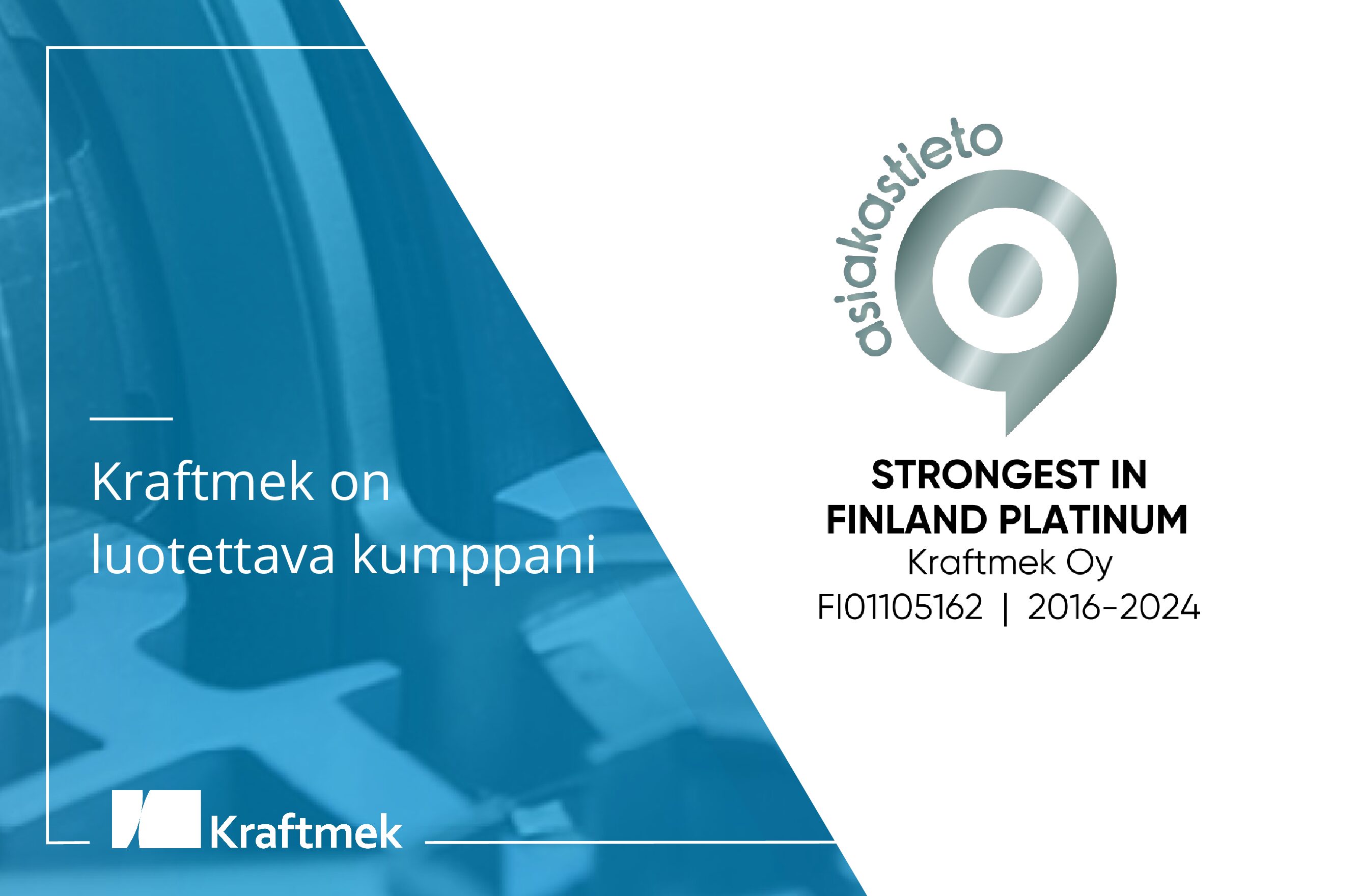 Kraftmekille Strongest in Finland -sertifikaatti